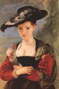 Peter Paul Rubens, Portrait of Susanna Fourment ('Le Chapeau de Paille') (mk27)